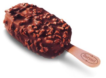 An ice cream on a stick